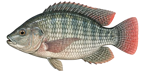 ティラピア（Tilapia）のイラスト